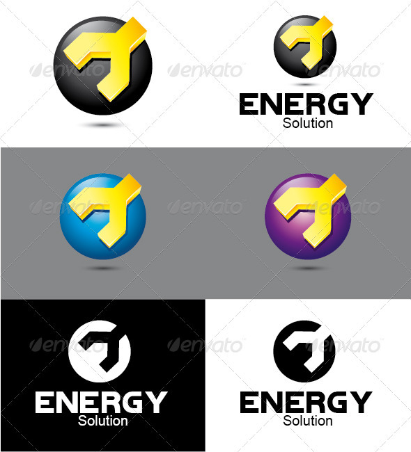Energy Solution Logo - Letters Logo Templates