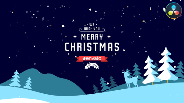 Christmas Greetings | DaVinci Resolve