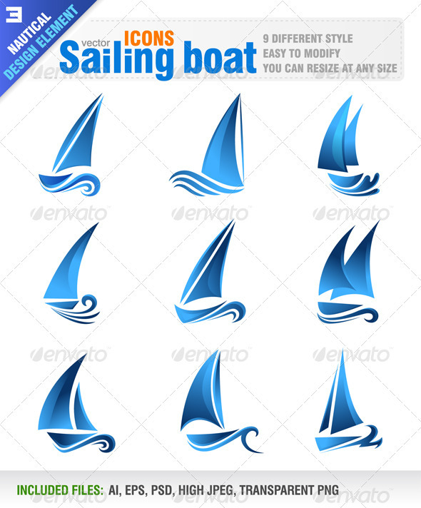 Sailing boat - Travel Conceptual