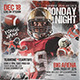 Monday Night Football Flyer, Print Templates | GraphicRiver