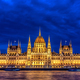 Blue Hour Closeup of the Hungarian Parliament - PhotoDune Item for Sale
