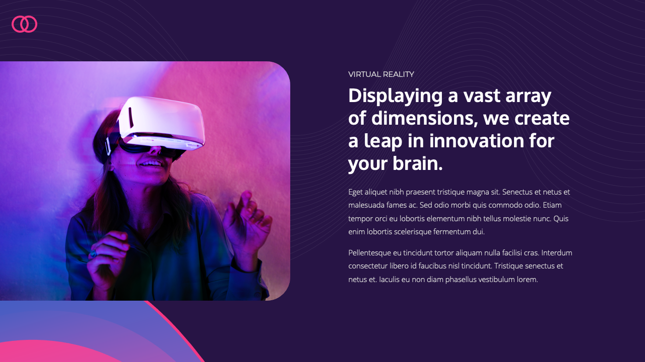 Metavers - Virtual Reality & Metaverse Pitch Deck PowerPoint Template ...