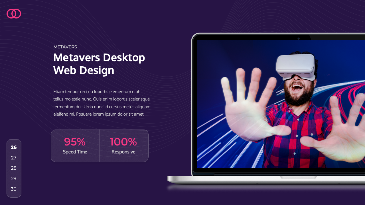 Metavers - Virtual Reality & Metaverse Pitch Deck PowerPoint Template ...