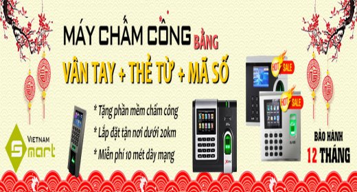 Máy Chấm Công Vân Tay Thẻ Ronald Jack F18