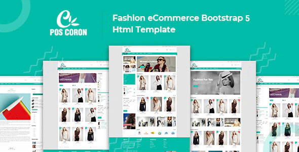 Exceptional Coron - Fashion Clothing eCommerce Website Template