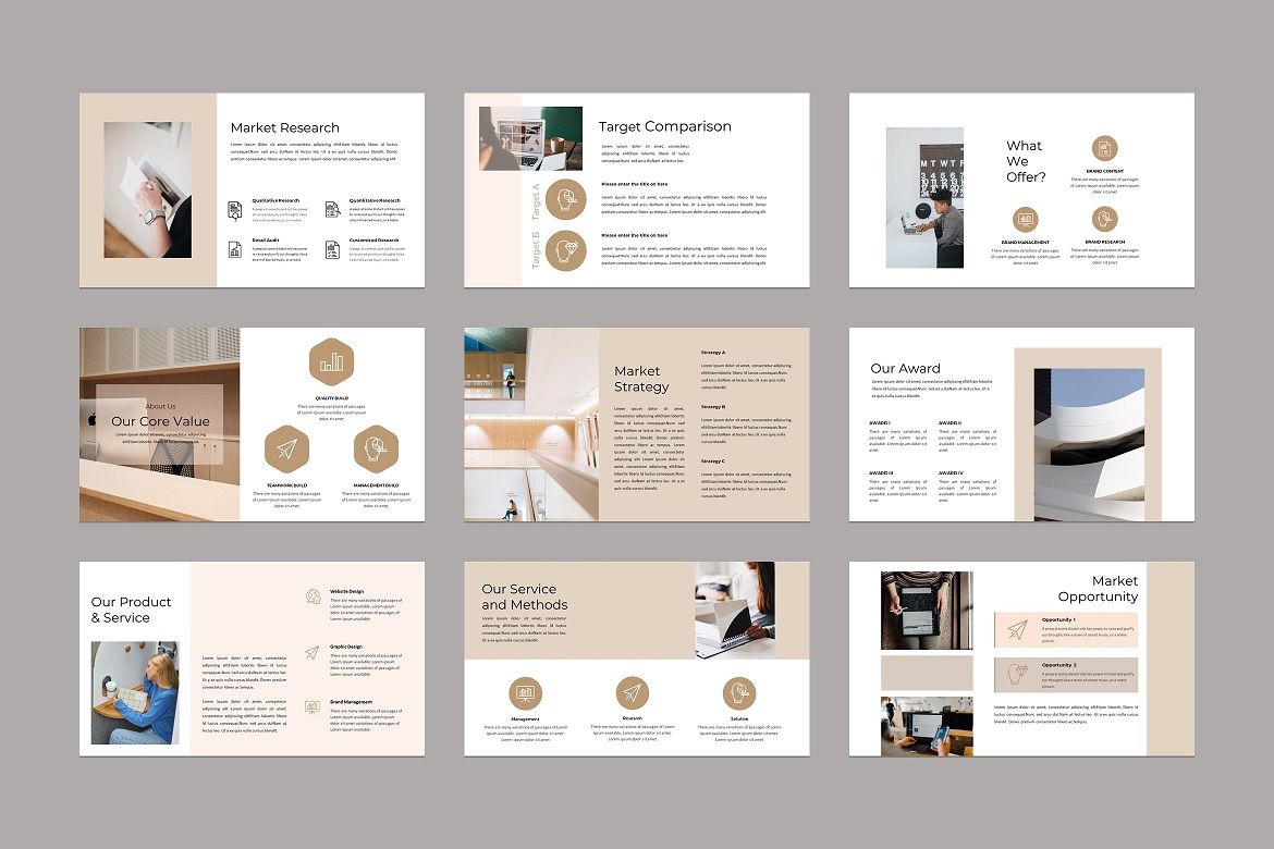 Compa Business PowerPoint Template, Presentation Templates | GraphicRiver