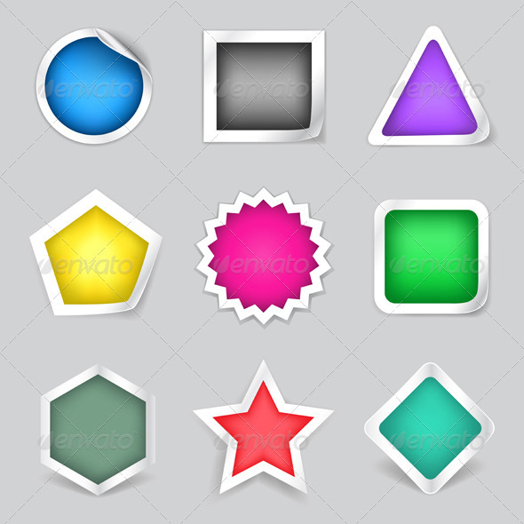 Stickers - Objects Vectors