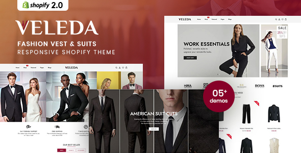 [DOWNLOAD]Veleda - Fashion Vest & Suits Responsive Shopify Theme