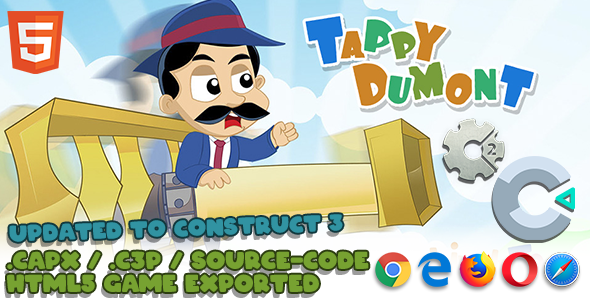 Tappy Dumont - HTML5 Game (Construct 2/3) WIth .capx and .c3p