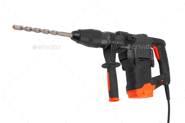 Rotary hammer with a drill