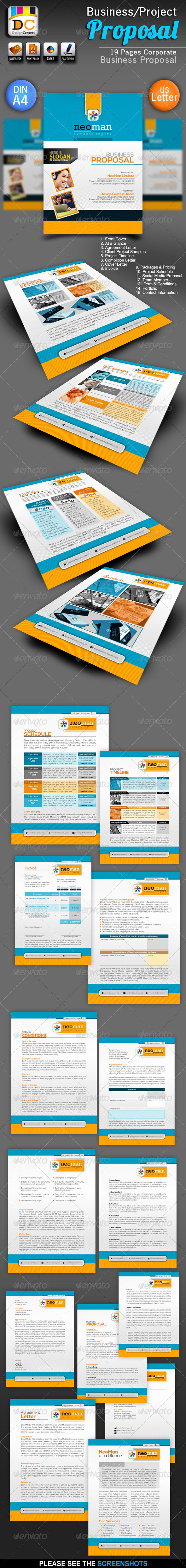NeoMan Business/Project Proposal - Proposals & Invoices Stationery