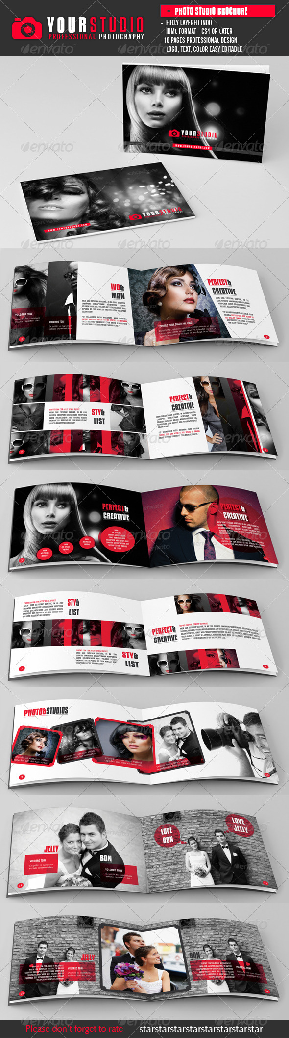 Photography Studio Brochure A5 - Brochures Print Templates