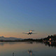 Two Airplanes Landing, Sunset Scenes in Airport - VideoHive Item for Sale