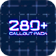 Glitch Callout Pack - VideoHive Item for Sale