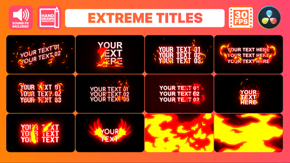 Extreme Titles for DaVinci Resolve