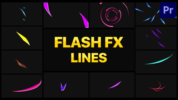 Flash FX Lines | Premiere Pro MOGRT