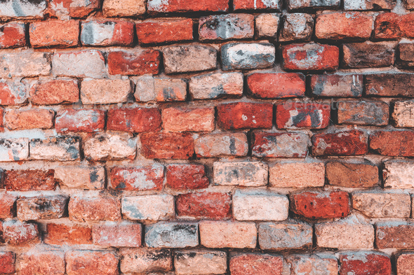 Old brick wall as urban background - Stock Photo - Images