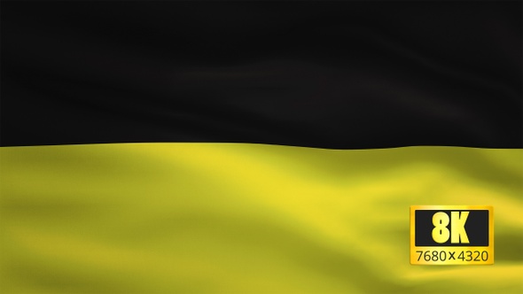 8K German State Flag Baden Württemberg alt