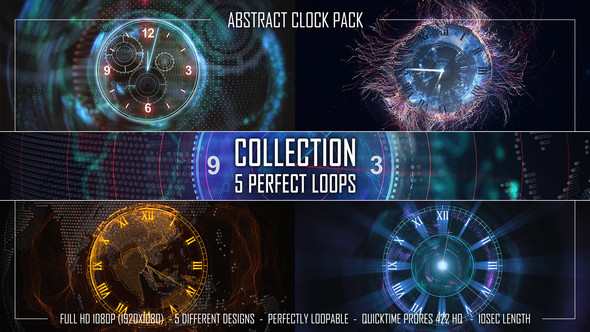 Abstract Clock Pack