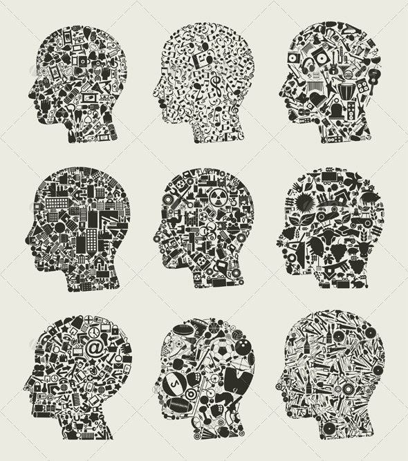 Set a head2 - People Characters