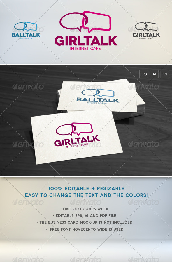 Talk Logo Template - Symbols Logo Templates