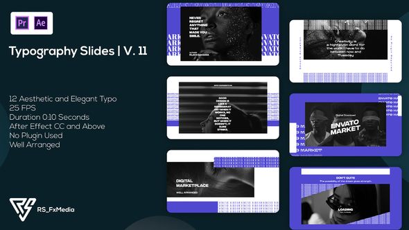 Typography Slides - Eco Kinetic V.11 - MOGRT