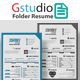 Gstudio Folder Resume Print Templates - Thumbnail 