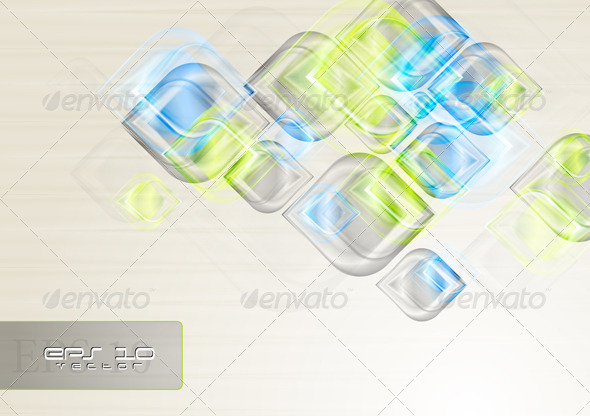 Shiny elegant shapes. Vector background - Backgrounds Decorative
