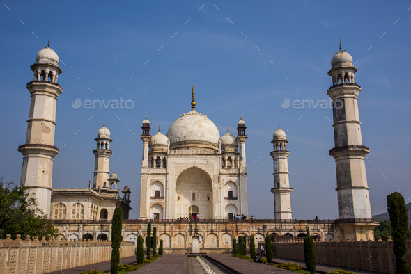 Bibi Ka Maqbara, Aurangabad, Maharashtra Stock Image - Image of dome, jali:  68176213