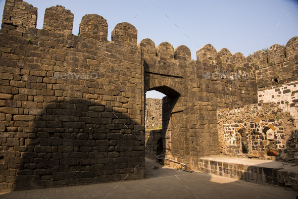 Ancient Daulatabad fort, Maharashtra, India