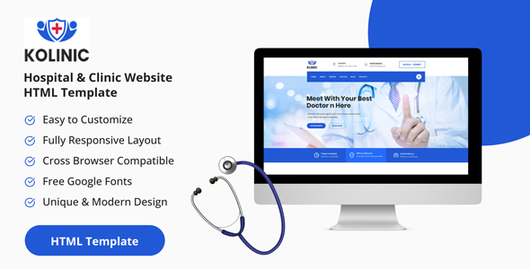 Kolinic - Hospital & Clinic Website HTML Template