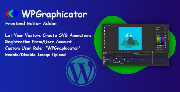 WPGraphicator Frontend Editor Addon