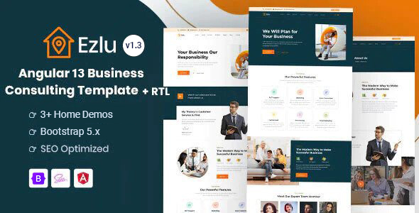 Great Ezlu - Angular 13 Business & Legal Consulting Template