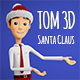 Tom 3D Santa Claus - Christmas Product Promotion 4K - VideoHive Item for Sale