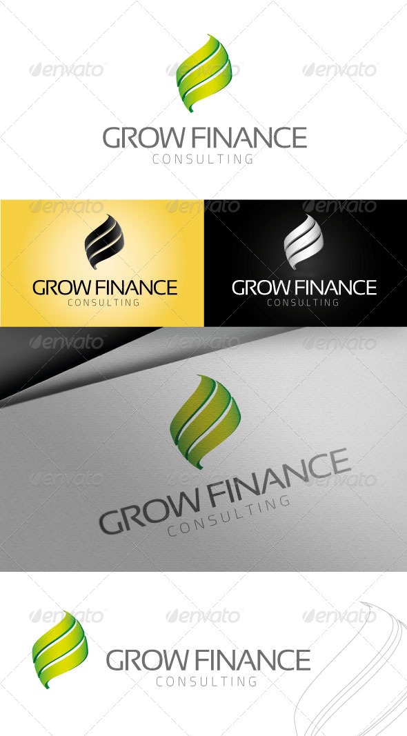 Grow Finance Logo - Vector Abstract