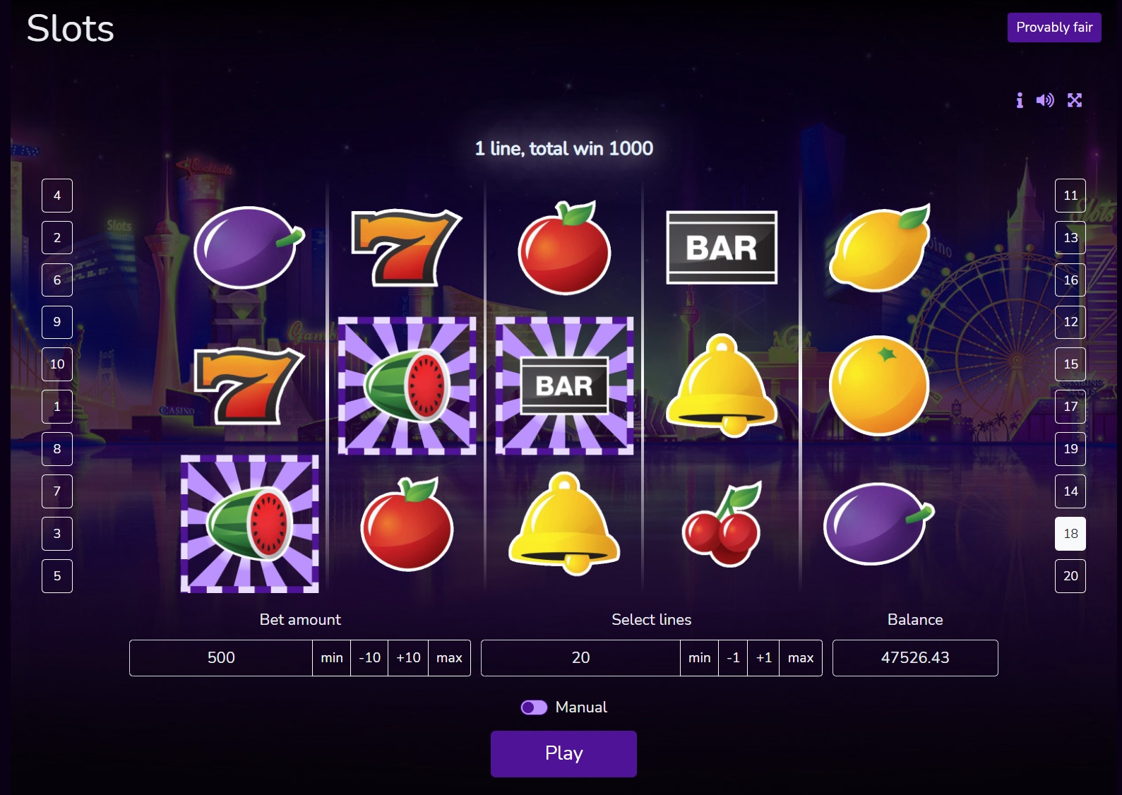 Crypto Casino | Slot Machine | Online Provably Fair Gaming Platform