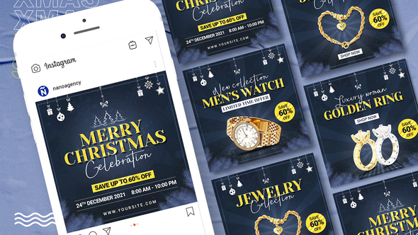 Christmas Sale Products Template