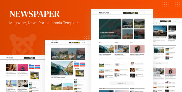 Newspaper - Magazine, News Portal Joomla 4 Template