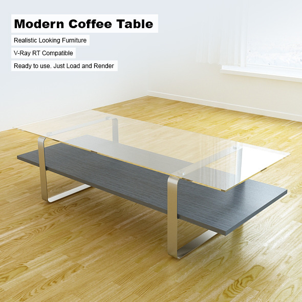 Modern Coffee Table - 3Docean 3182880