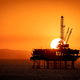 Offshore oil platform at dusk - PhotoDune Item for Sale