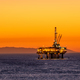 Offshore oil platform at dusk - PhotoDune Item for Sale