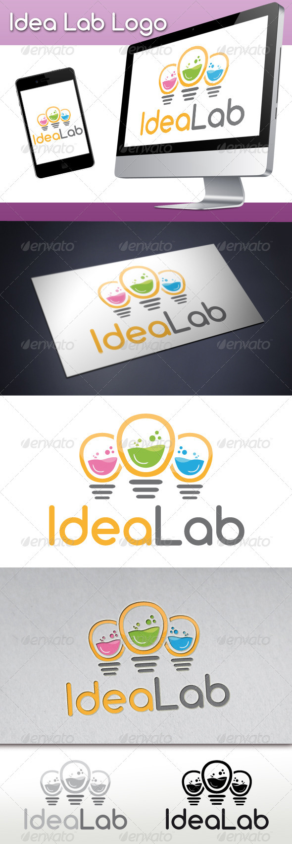 Idea Lab Logo - Objects Logo Templates
