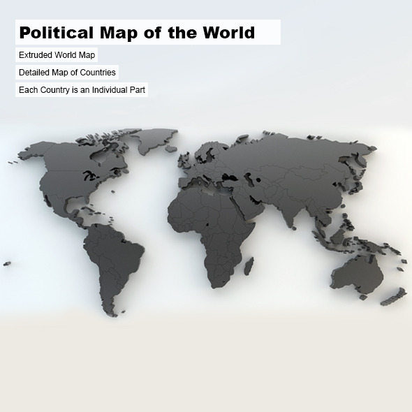 Political Map of - 3Docean 3183739