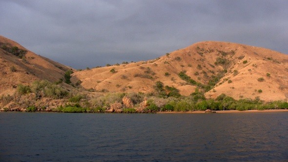 Landscape Of Sea Island In Komodo Park, Indonesia