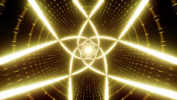 Glowing Star Light Beam Tunnel alt