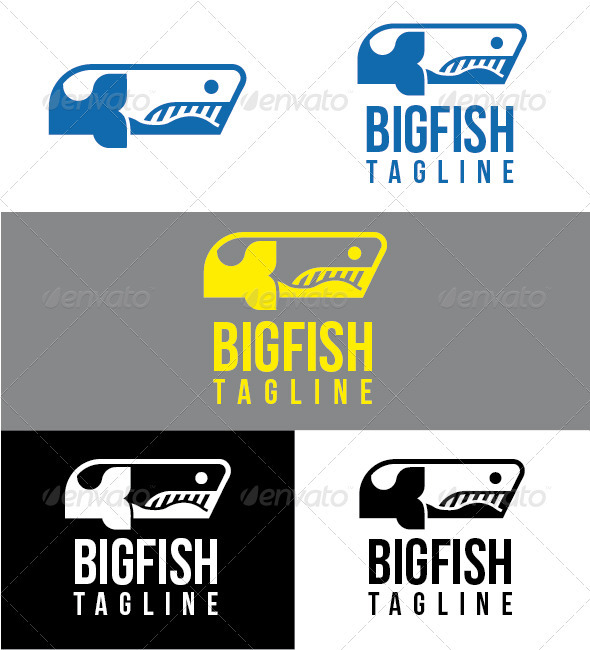 Bigfish Logo - Animals Logo Templates