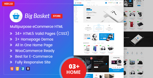 Special Big Basket | Multipurpose e-commerce HTML Template