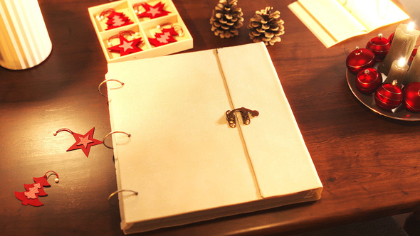 Christmas Winter Photo Album Video Displays template preview