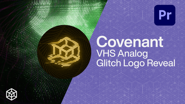 Covenant - VHS Analog Glitch Logo Reveal