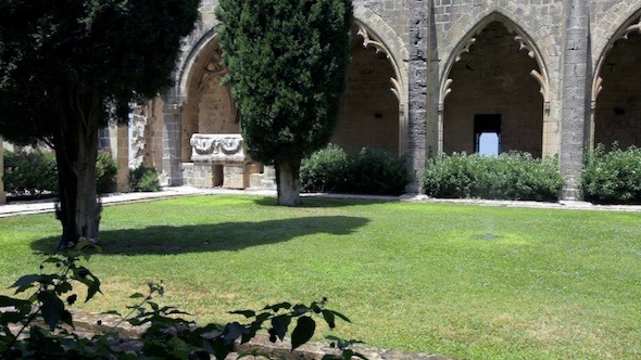 Inner Yard Of Bellapais Abbey, Kyrenia, Cyprus 2